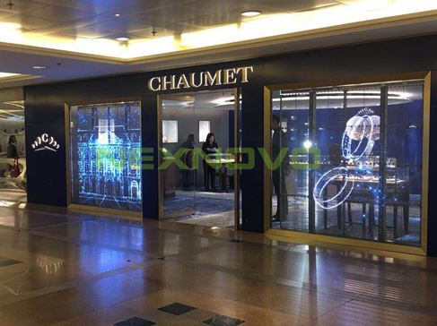 香港Chaumet珠寶店透明LED顯示屏項(xiàng)目