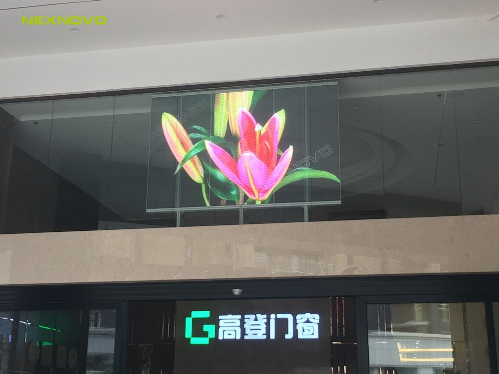 貴州匯悅灣門店透明LED顯示屏項(xiàng)目(圖3)